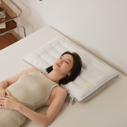 91家纺网 家纺一手货源 找家纺 （总）微枕芯 2024新款全棉60VC柠檬纤维枕枕头枕芯48*74cm±2cm 