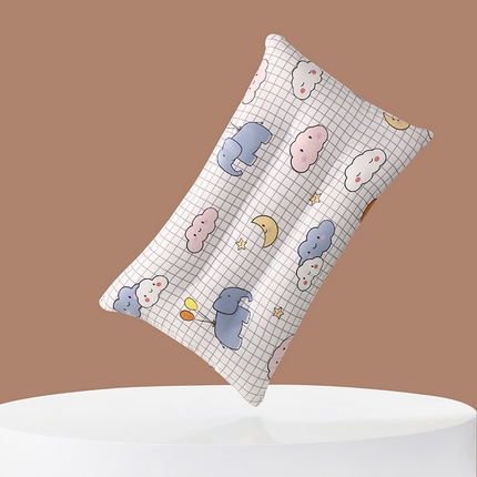 91家纺网 家纺一手货源 找家纺 宝晶 2024新款一体儿童豆豆枕30*50±3 云朵小象