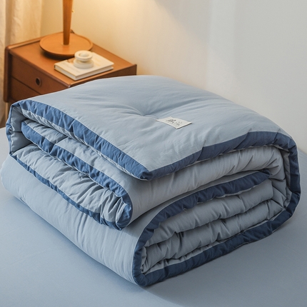 91家纺网 家纺一手货源 找家纺 雯雨家纺 2024新款里外全棉棉花被冬被 轻奢兰