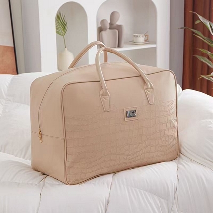 91家纺网 家纺一手货源 找家纺 （总）纪梵茜 蚕丝被和羽绒被皮革包装 高端包装袋  高端冬被和子母被专用