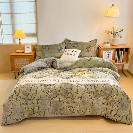 91家纺网 家纺一手货源 找家纺 （总）金帛坊 新款雪花绒冬被被子被芯