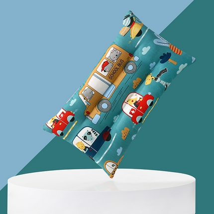 宝晶 2024新款一体儿童豆豆枕30*50±3 动物汽车