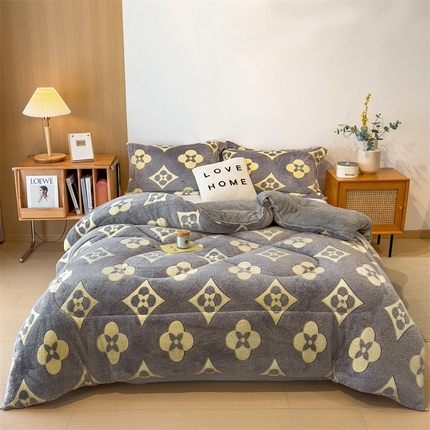 金帛坊 新款雪花绒冬被被子被芯 时尚格调