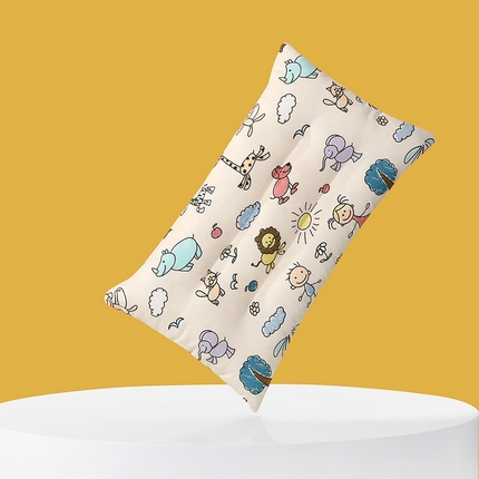 91家纺网 家纺一手货源 找家纺 宝晶 2024新款一体儿童豆豆枕30*50±3 七彩童年