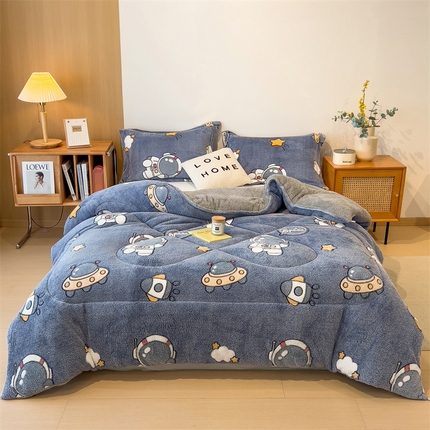 金帛坊 新款雪花绒冬被被子被芯 太空乐园