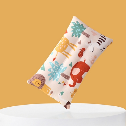 宝晶 2024新款一体儿童豆豆枕30*50±3 动物世界