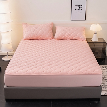 91家纺网 家纺一手货源 找家纺 （总）暖季家纺 2025新款心芙系列夹棉防水床笠成人款