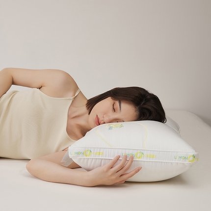 91家纺网 家纺一手货源 找家纺 （总）微枕芯 2024新款全棉60VC柠檬纤维枕枕头枕芯48*74cm±2cm 