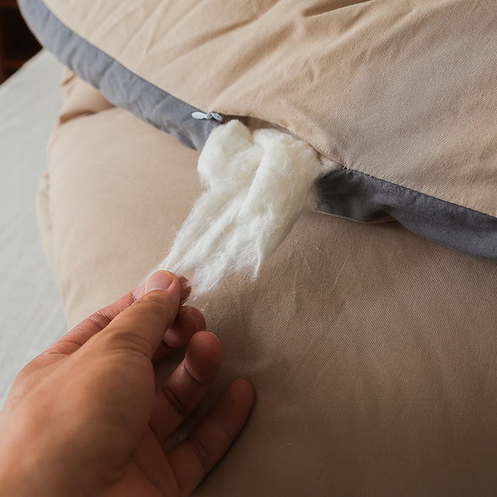 91家纺网 家纺一手货源 找家纺 雯雨家纺 2024新款里外全棉棉花被冬被 冰山驼