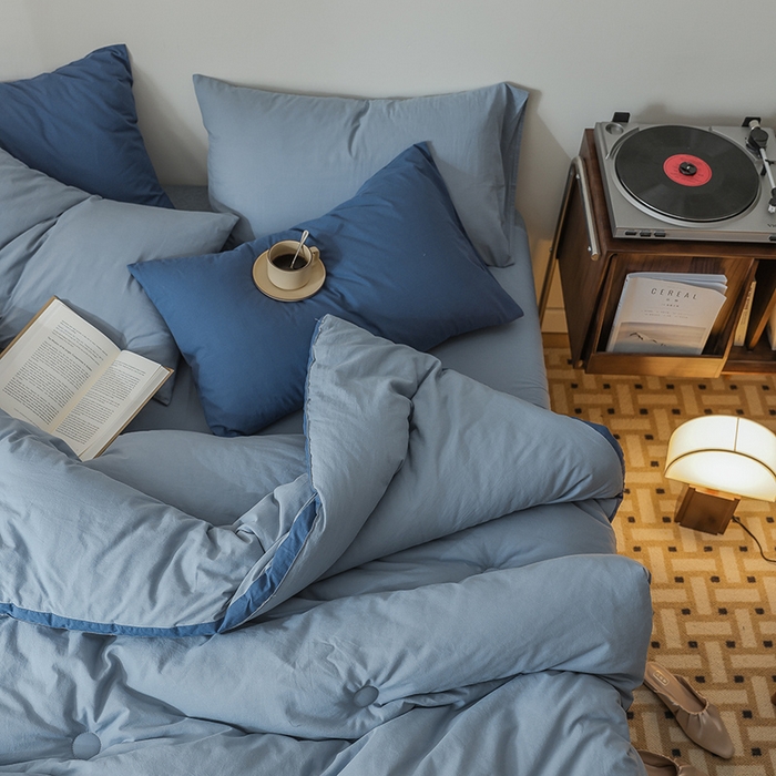 91家纺网 家纺一手货源 找家纺 雯雨家纺 2024新款里外全棉棉花被冬被 轻奢兰