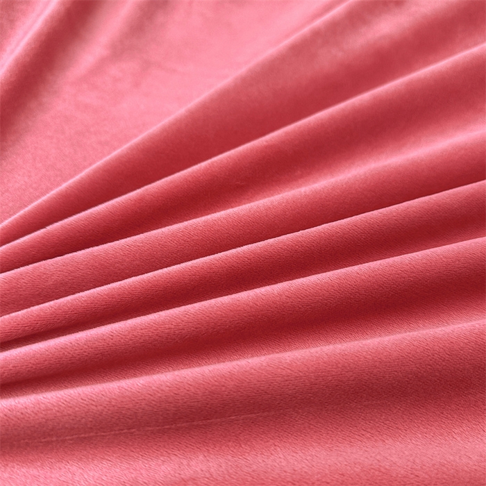 91家纺网 家纺一手货源 找家纺 恒爱家纺 2024新款宝宝绒霞姿月韵四件套 豆沙红