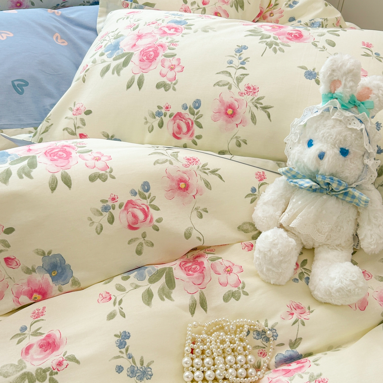 91家纺网 家纺一手货源 找家纺 红馆 2025年全棉12868印花系列四件套 春湔