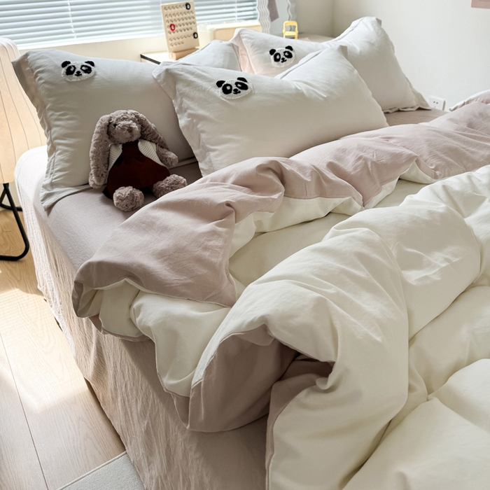 91家纺网 家纺一手货源 找家纺 （总）布可家纺 2025新款水洗棉毛巾绣四件套