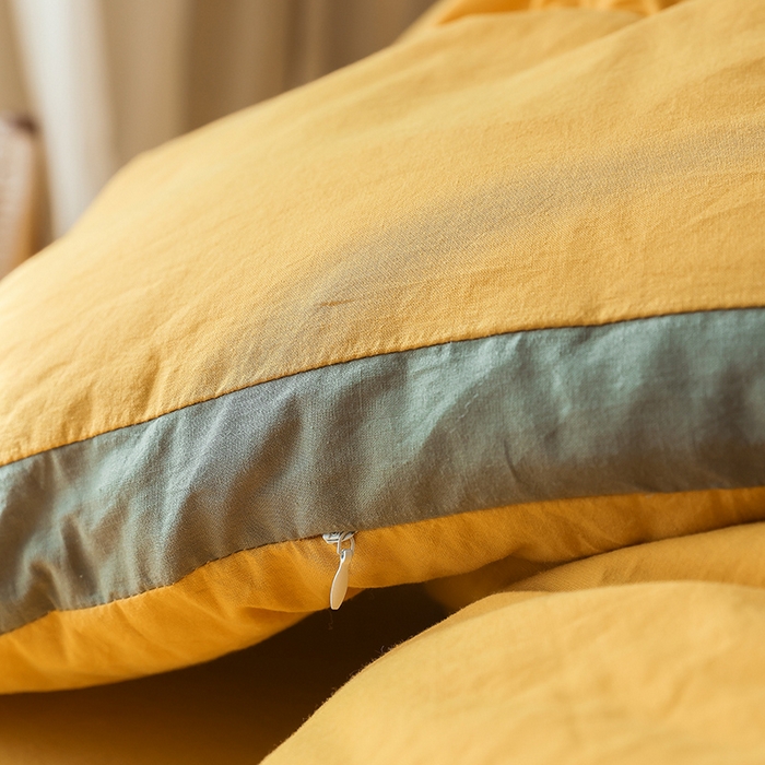 91家纺网 家纺一手货源 找家纺 雯雨家纺 2024新款里外全棉棉花被冬被 明亮黄