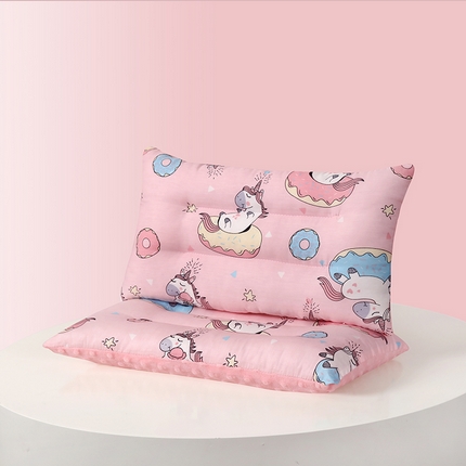 宝晶 2024新款一体儿童豆豆枕30*50±3 独角兽