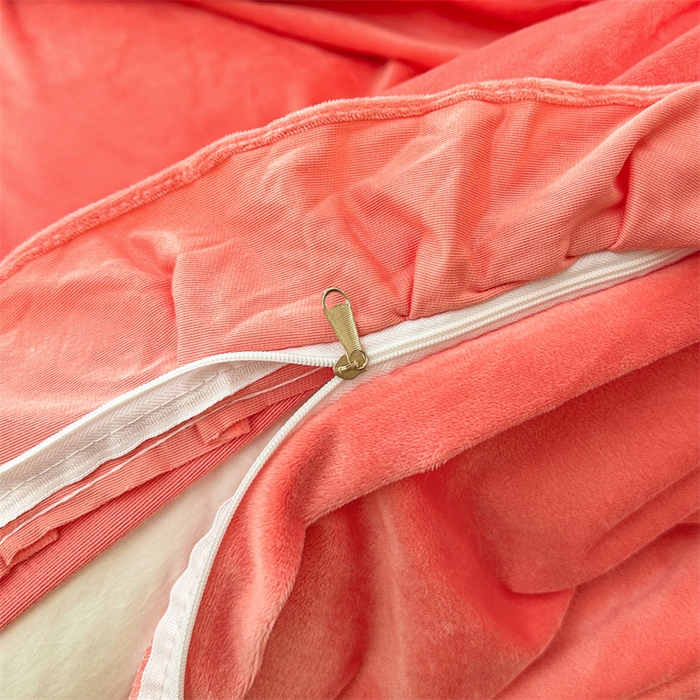 91家纺网 家纺一手货源 找家纺 恒爱家纺 2024新款宝宝绒霞姿月韵四件套 梦想粉