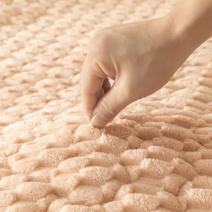 91家纺网 家纺一手货源 找家纺 鑫钰 2024秋冬新款加厚金龟绒牛奶绒床笠床垫保护罩 金龟绒-驼色