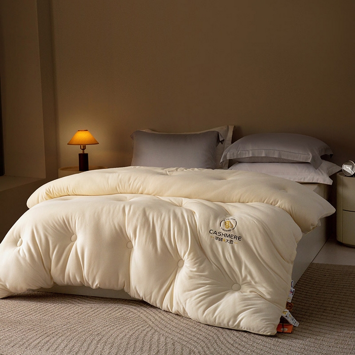 91家纺网 家纺一手货源 找家纺 （总）被靠被 2024新款火山绒填充大豆纤维被被子被芯