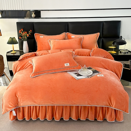 91家纺网 家纺一手货源 找家纺 （总）雨洋家纺 2025新款牛奶绒四件套系列