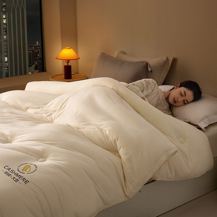 91家纺网 家纺一手货源 找家纺 （总）被靠被 2024新款火山绒填充大豆纤维被被子被芯