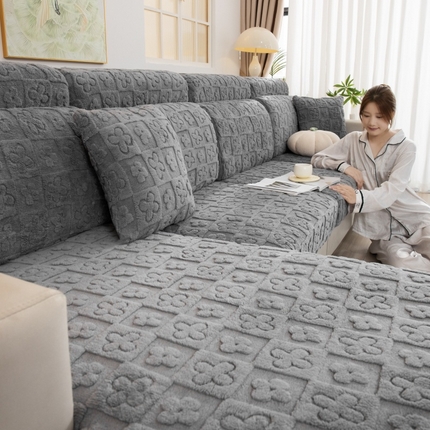 91家纺网 家纺一手货源 找家纺 （总）沐沐 2026新款如意草沙发笠