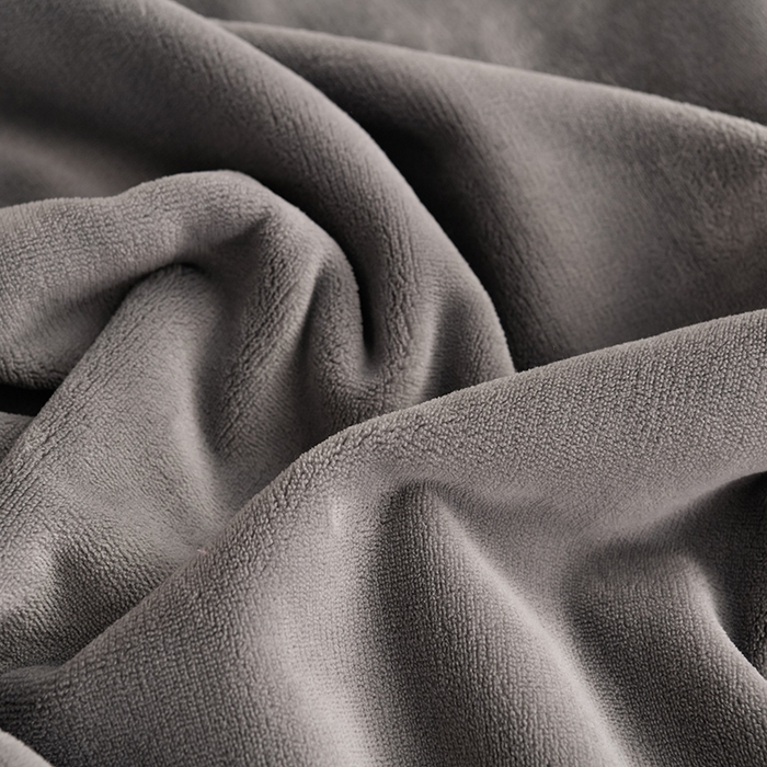 91家纺网 家纺一手货源 找家纺 沐妍家纺 2024新款重工刺绣绣花纯色牛奶绒四件套欧式皇冠-绅士灰