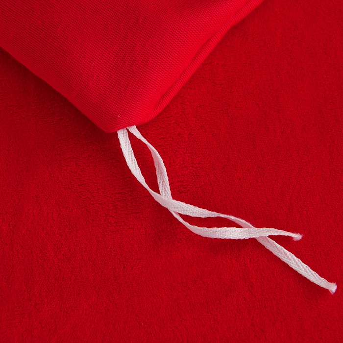 91家纺网 家纺一手货源 找家纺 沐妍家纺 2024新款重工刺绣绣花纯色牛奶绒四件套皇冠-喜庆红