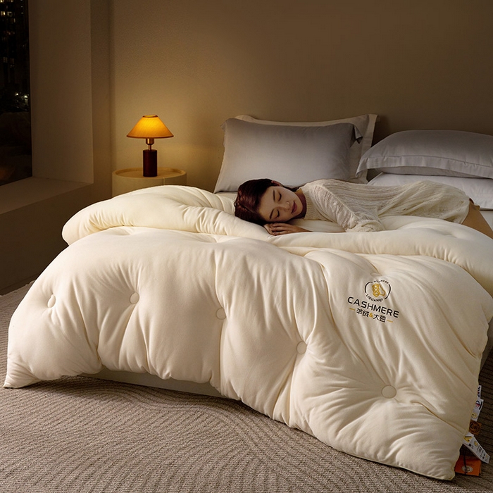 91家纺网 家纺一手货源 找家纺 （总）被靠被 2024新款火山绒填充大豆纤维被被子被芯