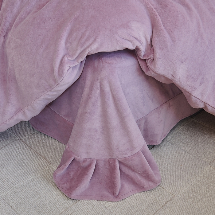 91家纺网 家纺一手货源 找家纺 2024新款m风高品绣花四件套 香芋紫