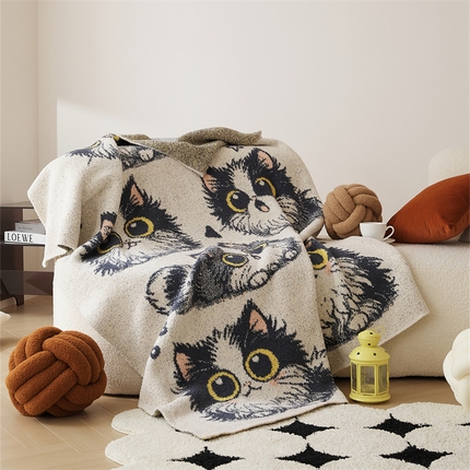 91家纺网 家纺一手货源 找家纺 （总）暖绵绵家纺 2025新款舒适亲肤半边绒毯子-鲁西格