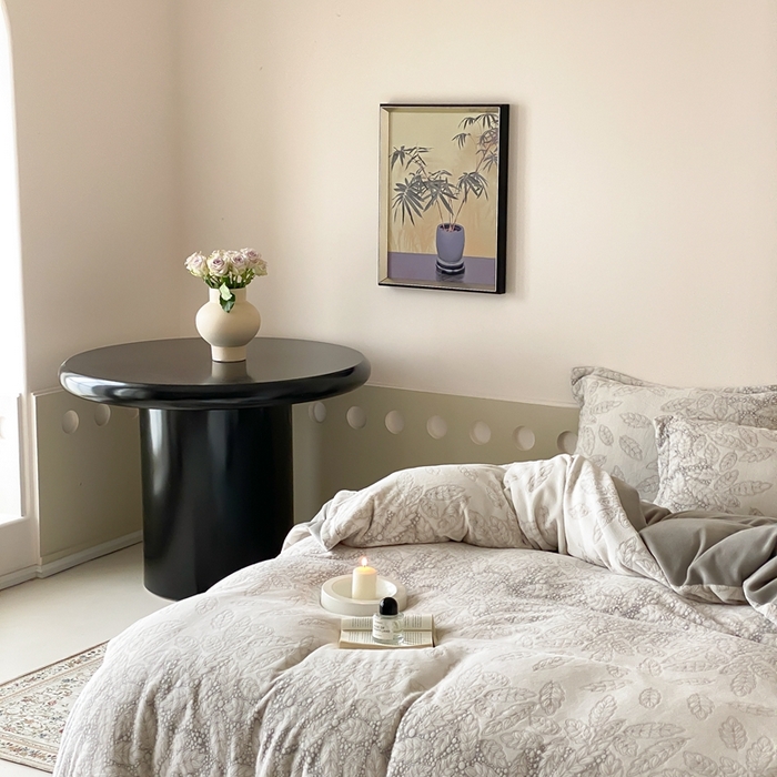 91家纺网 家纺一手货源 找家纺 旷野 2024新款双色提花雕花牛奶绒四件套 田野-灰