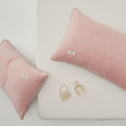 91家纺网 家纺一手货源 找家纺 （总）时光里 2024新款牛奶绒纯色双拼单枕套