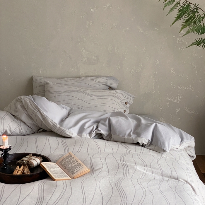 91家纺网 家纺一手货源 找家纺 （总）旷野 2024新款全棉色织大提花磨毛四件套