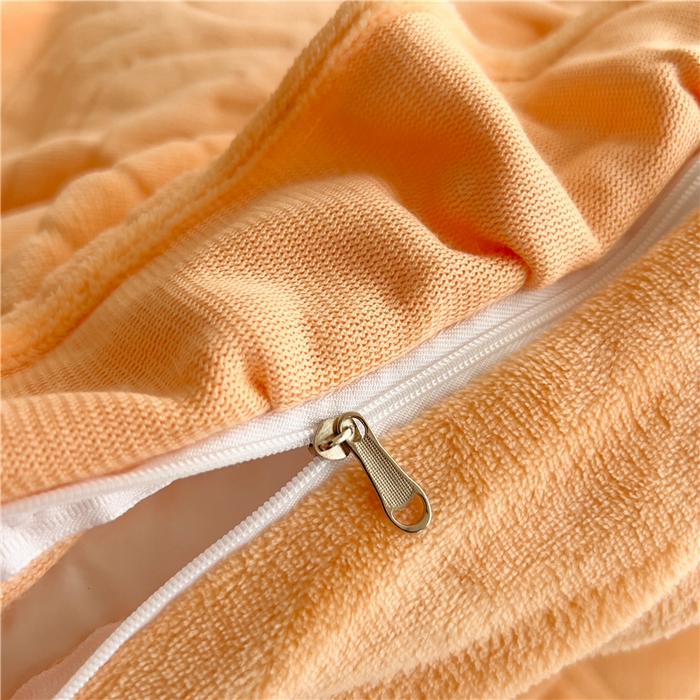 91家纺网 家纺一手货源 找家纺 十个点家纺 2024新款牛奶绒夹棉床盖四件套-唯美系列 唯美-秋桔