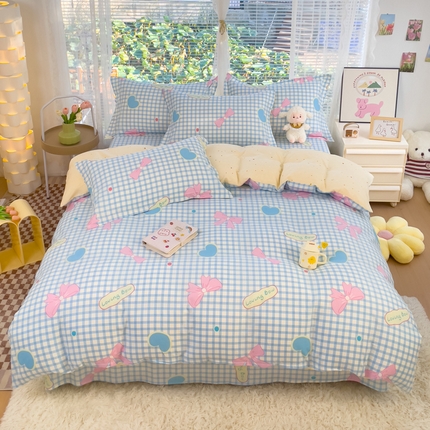 91家纺网 家纺一手货源 找家纺 （总）春雨家居 2025新款全棉喷气印花系列单被套