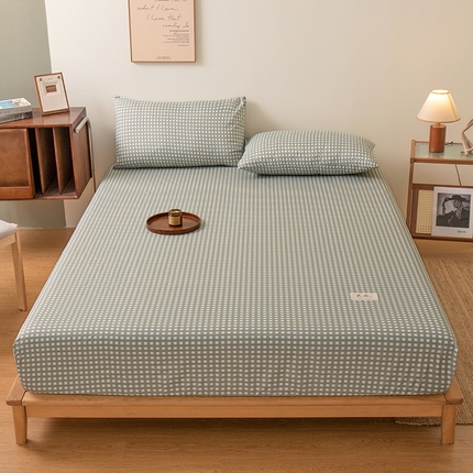 91家纺网 家纺一手货源 找家纺 （总）暖季家纺 2025新款单层无印风防水床笠