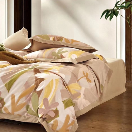 91家纺网 家纺一手货源 找家纺 （总）未来家居 2024新款3221全棉加厚款磨毛SD四件套