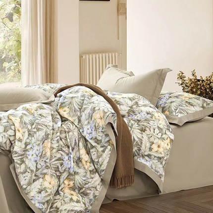 91家纺网 家纺一手货源 找家纺 （总）未来家居 2024新款3221全棉加厚款磨毛SD四件套