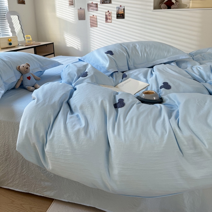 91家纺网 家纺一手货源 找家纺 （总）布可家纺 2025新款水洗棉毛巾绣四件套