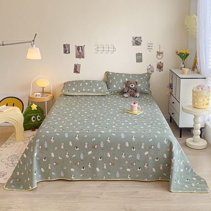 羽爱家纺 2025全棉13372新疆棉花床盖三件套 汪汪派对