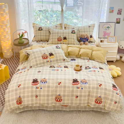 91家纺网 家纺一手货源 找家纺 （总）春雨家居 2025新款全棉喷气印花系列单被套