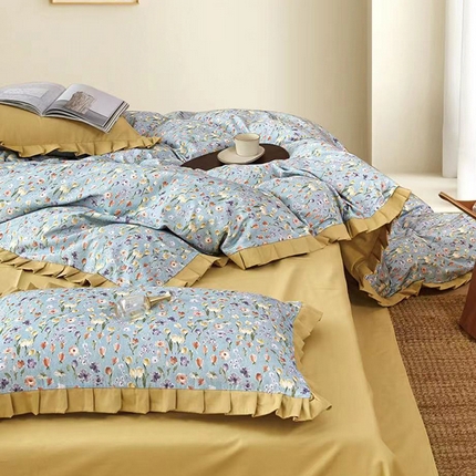 91家纺网 家纺一手货源 找家纺 （总）未来家居 2024新款3221全棉加厚款磨毛SD四件套