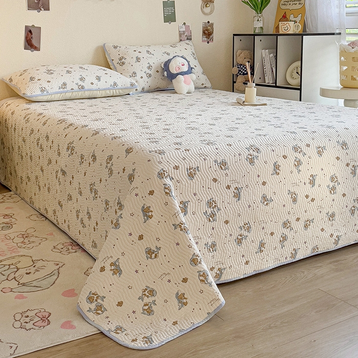 91家纺网 家纺一手货源 找家纺 羽爱家纺 2025全棉13372新疆棉花床盖三件套 爱星海