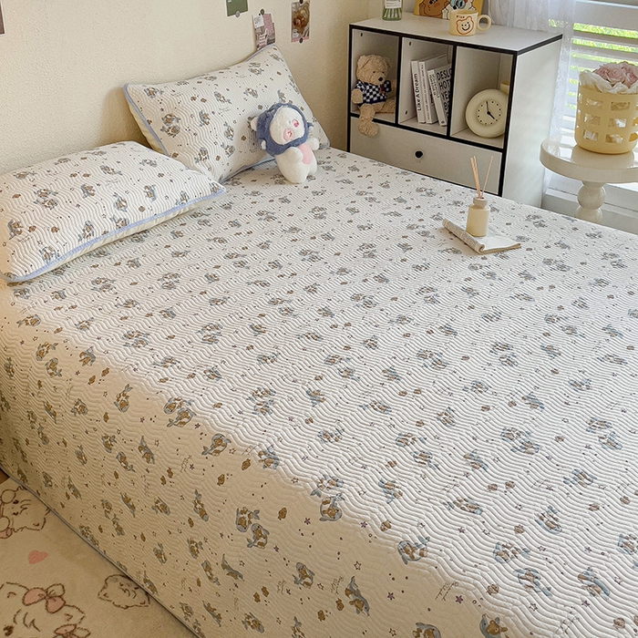 91家纺网 家纺一手货源 找家纺 羽爱家纺 2025全棉13372新疆棉花床盖三件套 爱星海