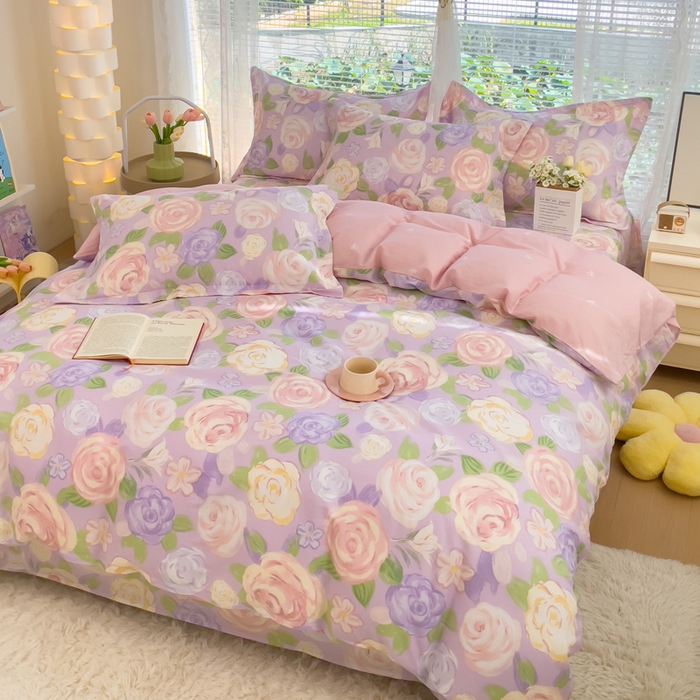 91家纺网 家纺一手货源 找家纺 （总）春雨家居 2025新款全棉喷气印花系列单被套