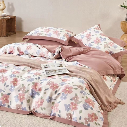 91家纺网 家纺一手货源 找家纺 （总）未来家居 2024新款3221全棉加厚款磨毛SD四件套