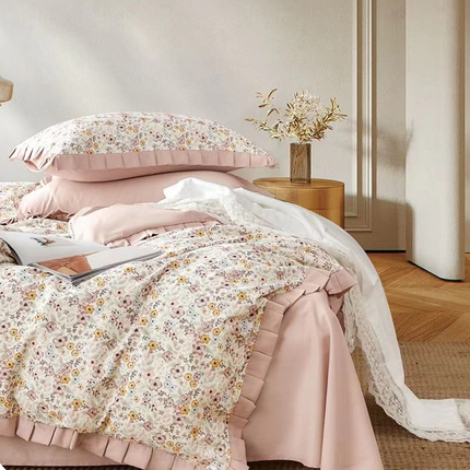 91家纺网 家纺一手货源 找家纺 （总）未来家居 2024新款3221全棉加厚款磨毛SD四件套