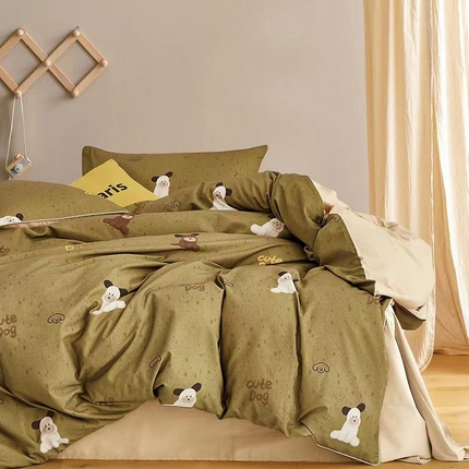 91家纺网 家纺一手货源 找家纺 （总）未来家居 2024新款3221全棉加厚款磨毛SD四件套