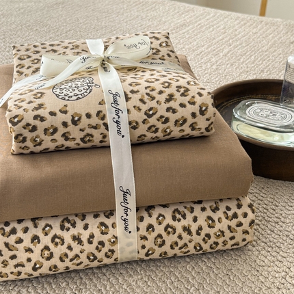 91家纺网 家纺一手货源 找家纺 （总）一比一家纺 2025新款全棉母婴级抗菌有氧全棉双层纱亲肤全棉小清新印花三件套四件套