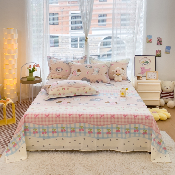 91家纺网 家纺一手货源 找家纺 （总）春雨家居 2025新款全棉喷气印花系列单床单